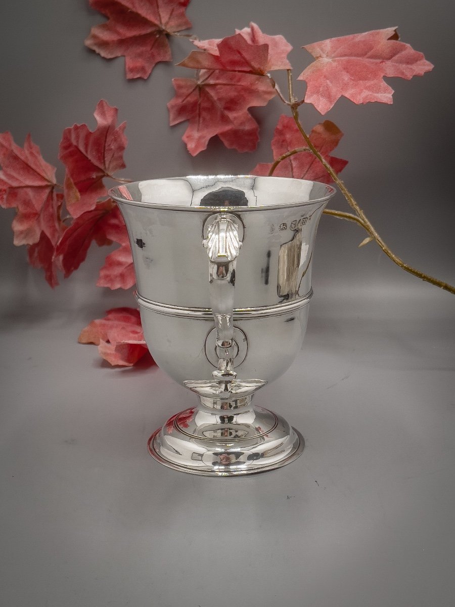 London 1767, Porringer Sterling Silver By Silversmiths W & J Priest-photo-3