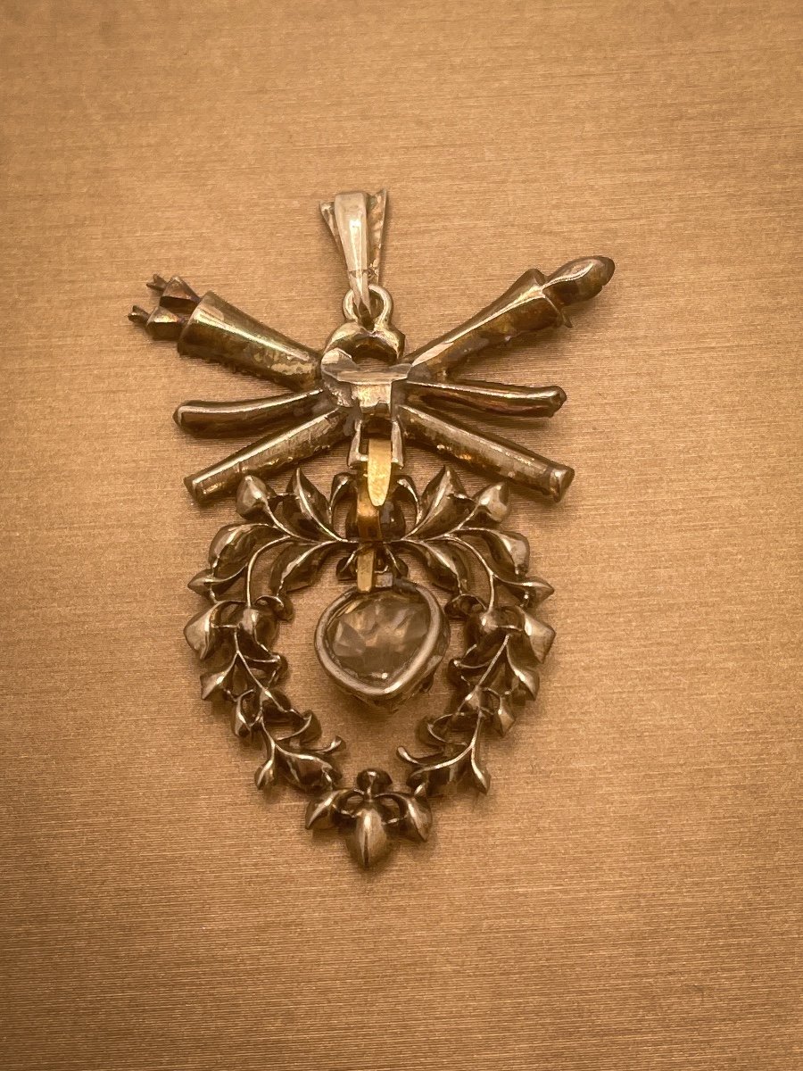 Superbe Pendentif Dit «vlaamse  Hart» (cœur Flamand)-photo-2