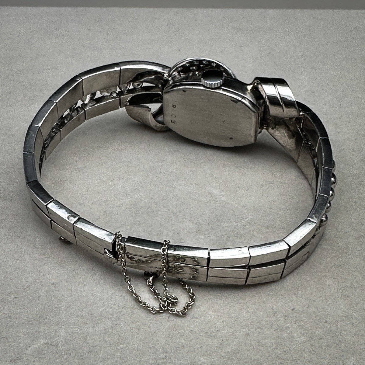 Art Deco Diamond Platinum Bracelet-photo-3