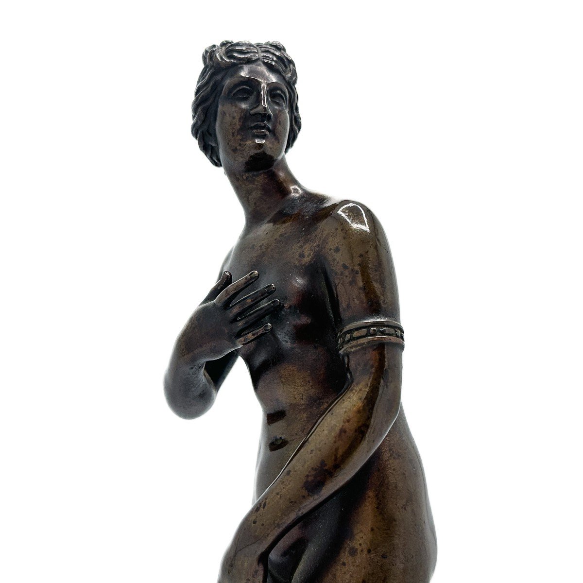 “ Grand Tour”  Bronze “venus “  Bronze Italien 19 Eme Vers 1860.-photo-1