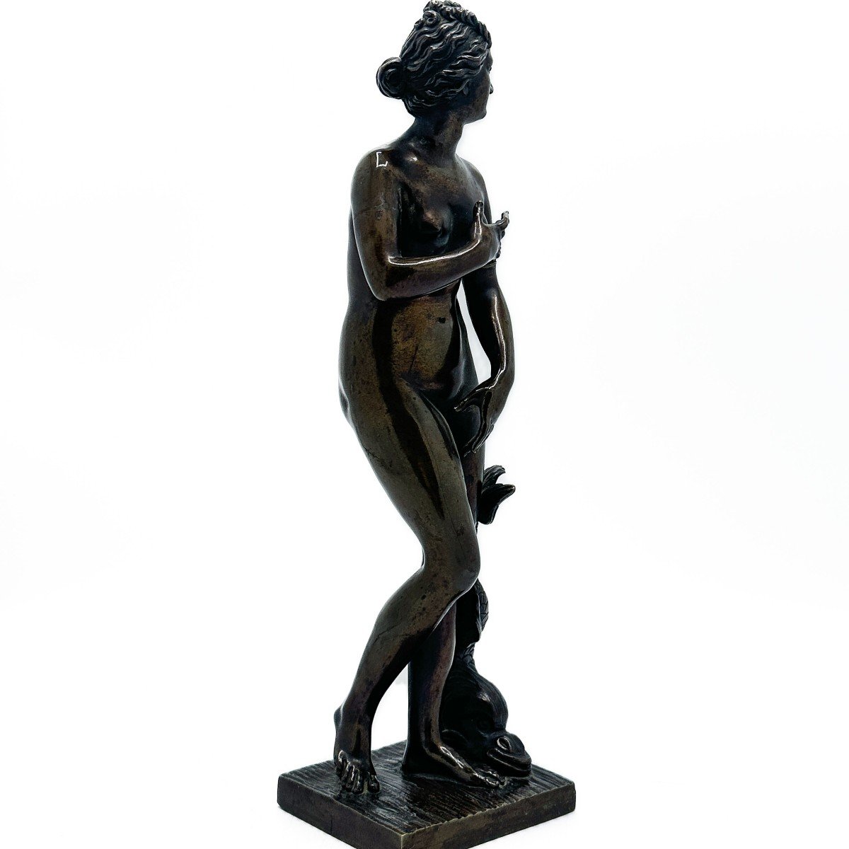 “ Grand Tour”  Bronze “venus “  Bronze Italien 19 Eme Vers 1860.-photo-3