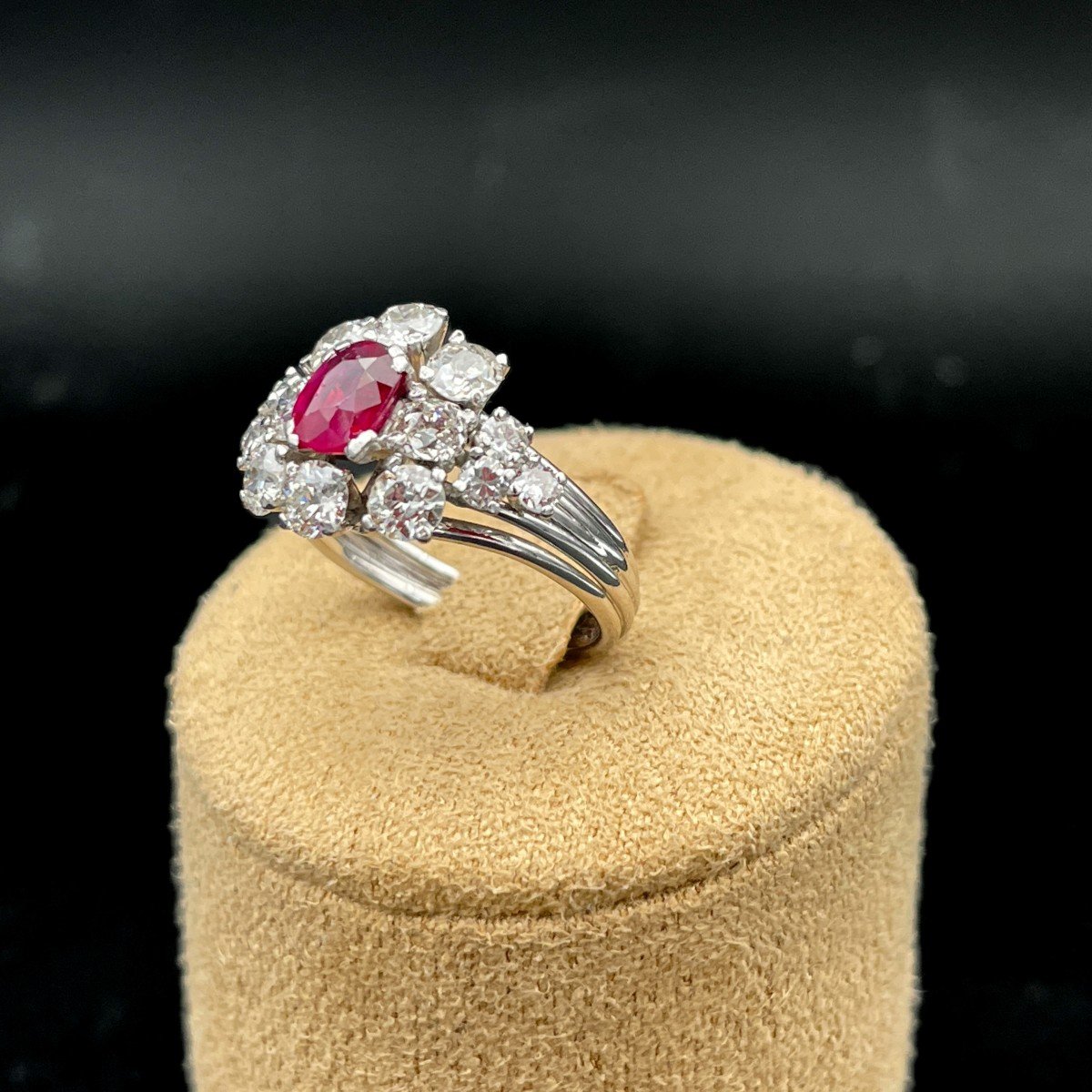 Bague Rubis Et Diamants-photo-2