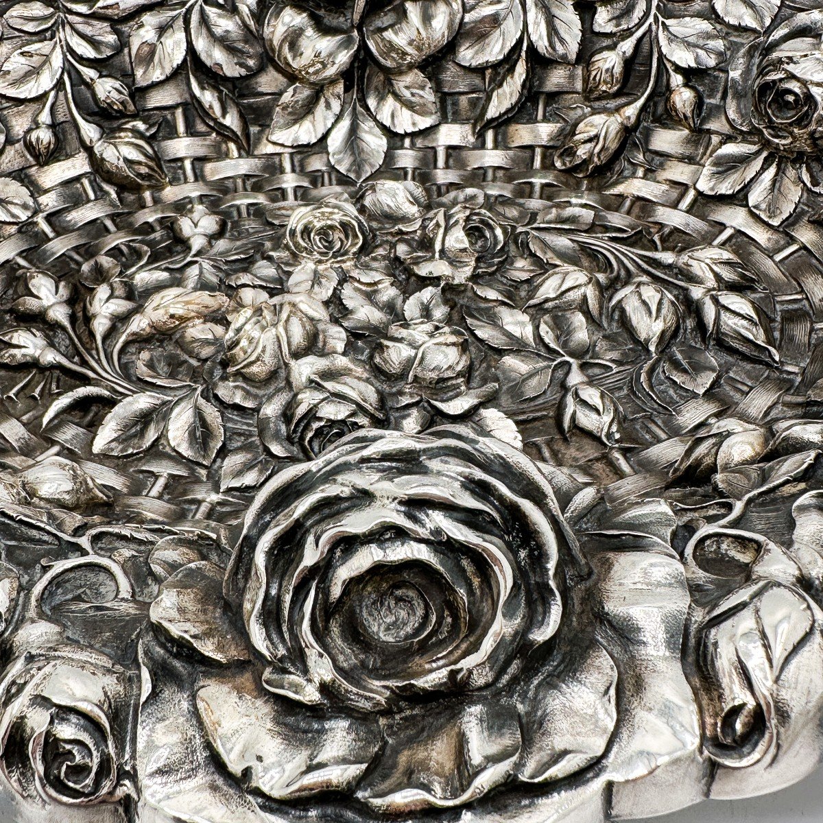 Portuguese Sterling Silver Centerpiece 834/1000-photo-2