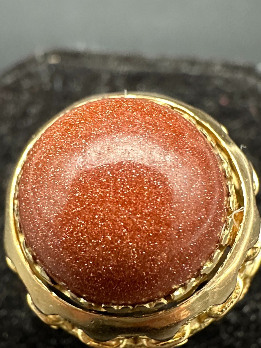 Rotating System Ring Set With Rhodochrosite-photo-3