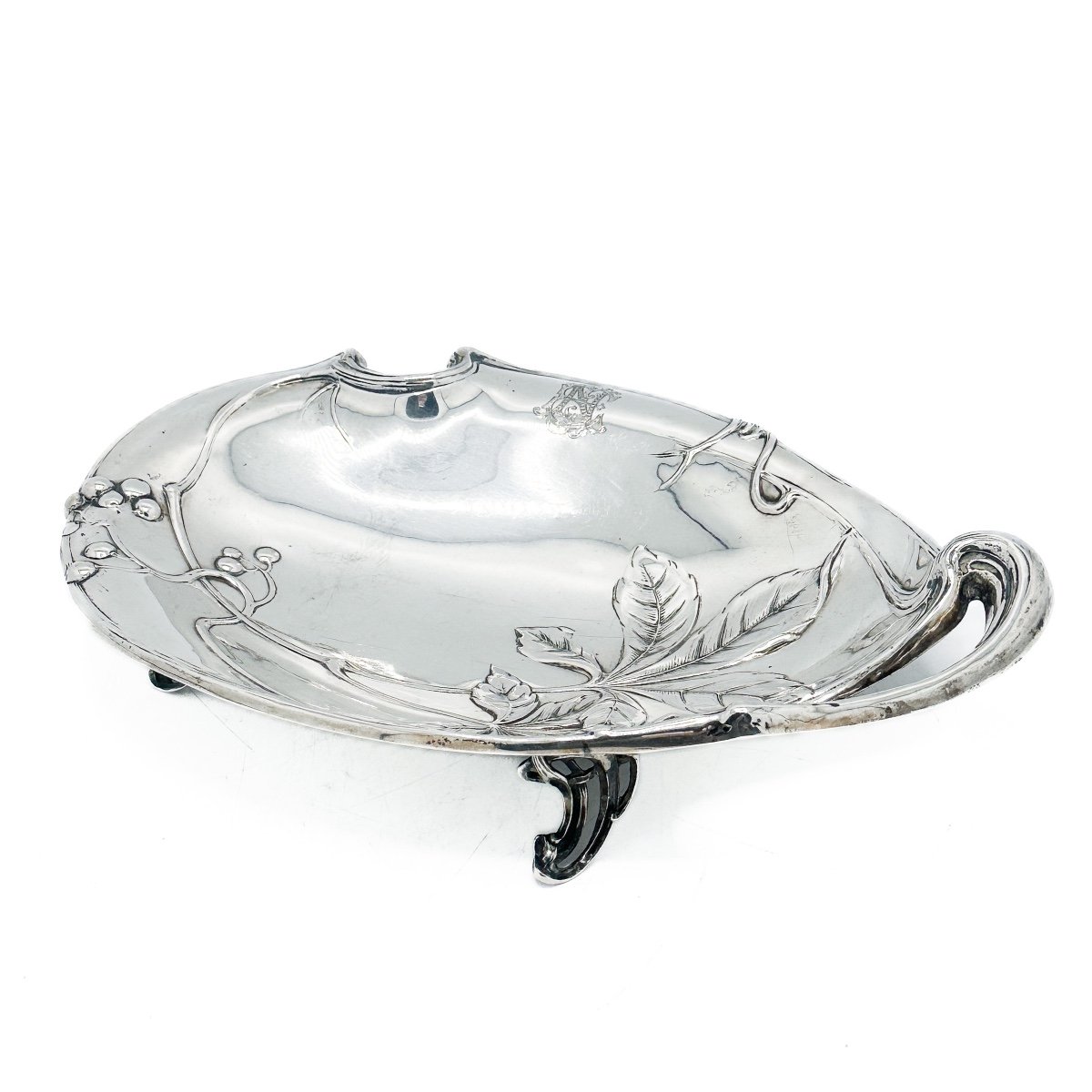 Art Nouveau Cup In Solid Silver 8000/1000-photo-2