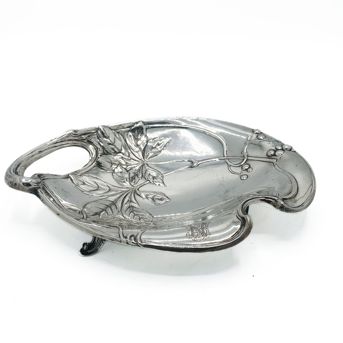 Art Nouveau Cup In Solid Silver 8000/1000-photo-1