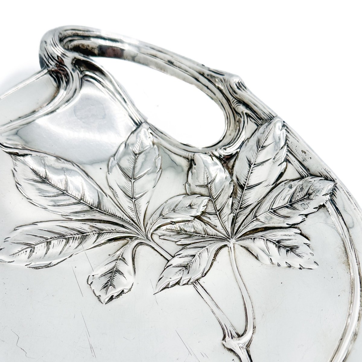 Art Nouveau Cup In Solid Silver 8000/1000-photo-4