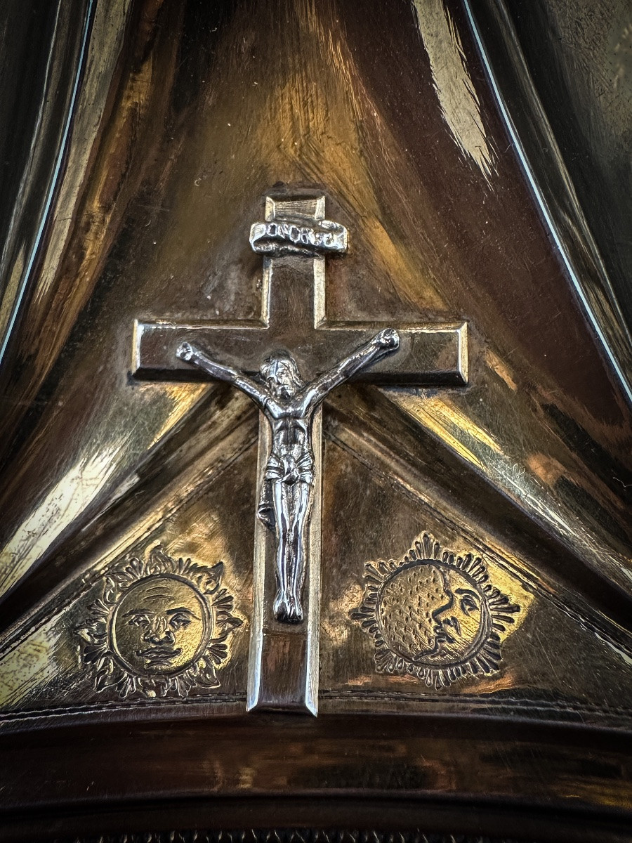  Neo-gothic Style Silver-gilt Chalice Decorated With Christian Iconographic Symbols, F-photo-7