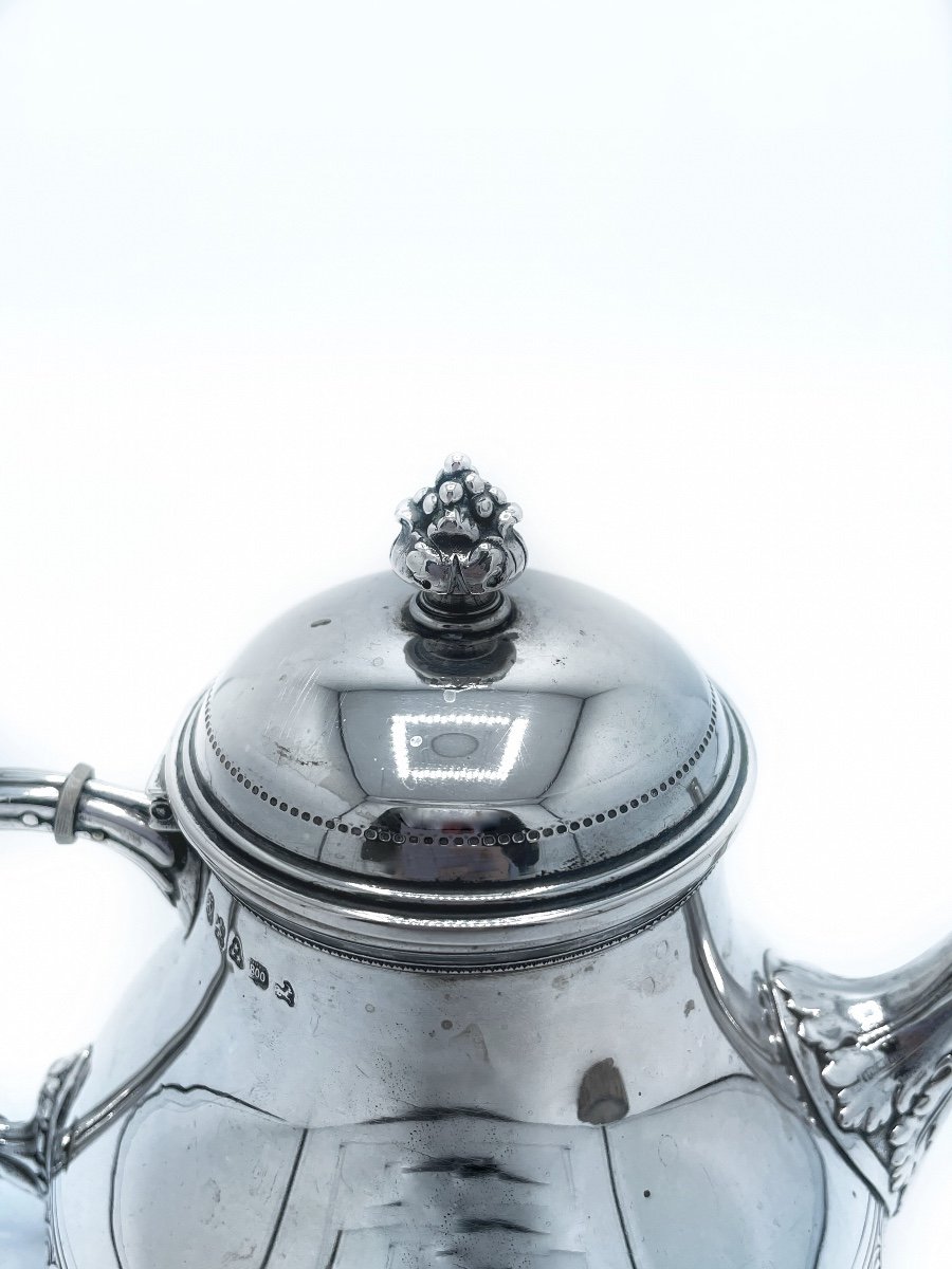 Sterling Silver Teapot By Philippe Wolfers-photo-2