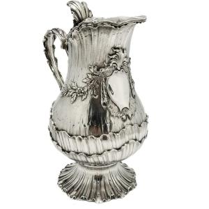 “shell” Jug In Sterling Silver,