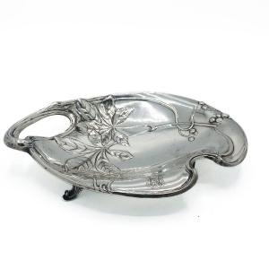 Coupe Art Nouveau En Argent Massif 8000/1000