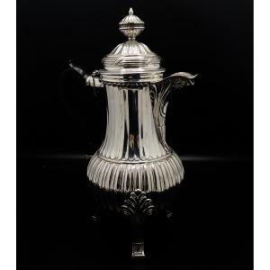 Large 18th Century Silver Coffee Pot