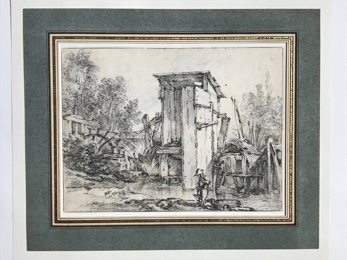 Framed Drawing By François Boucher 18th