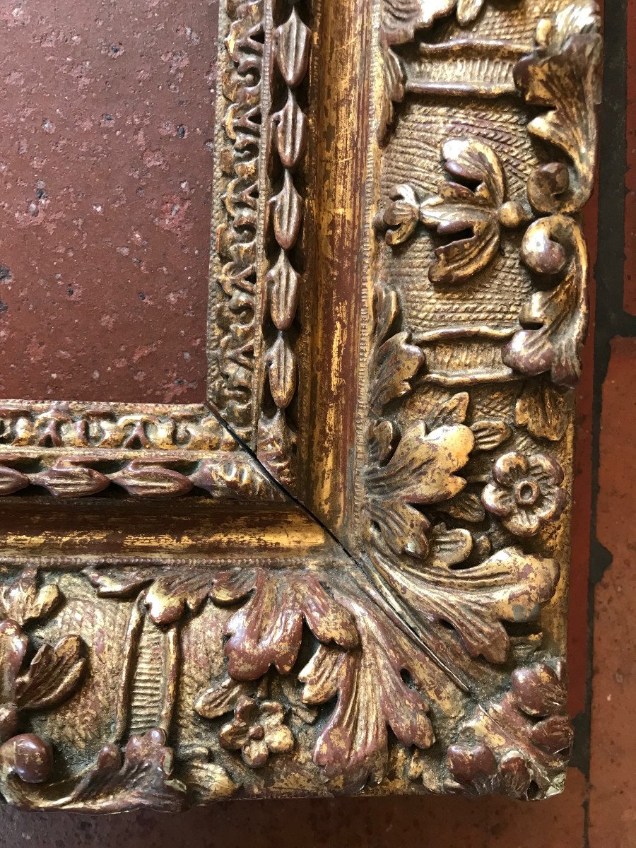 Gilded Wood Frame, Early 18th Century, Louis XIV Period -photo-4