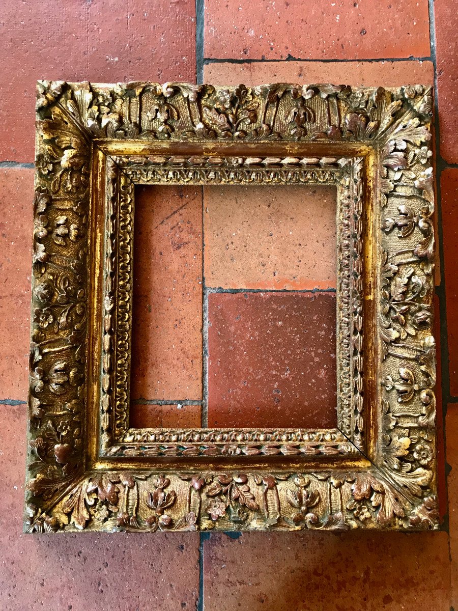 Gilded Wood Frame, Early 18th Century, Louis XIV Period 