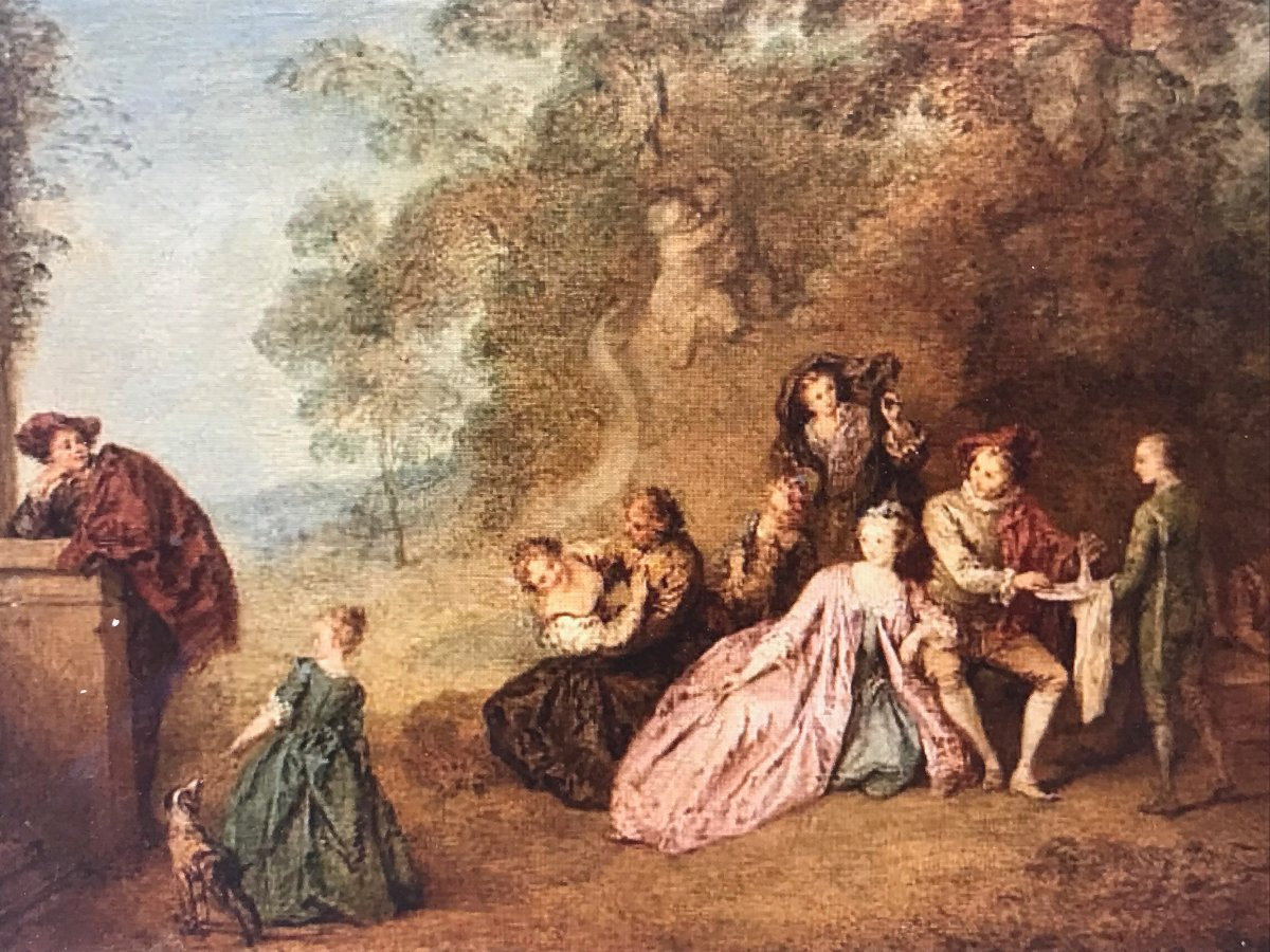 Peinture XVIIIe Suiveur De Jean-Baptiste PATER-photo-4