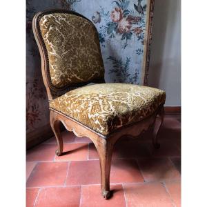 Large Low Fireside Chair 18th Century Louis XV Period