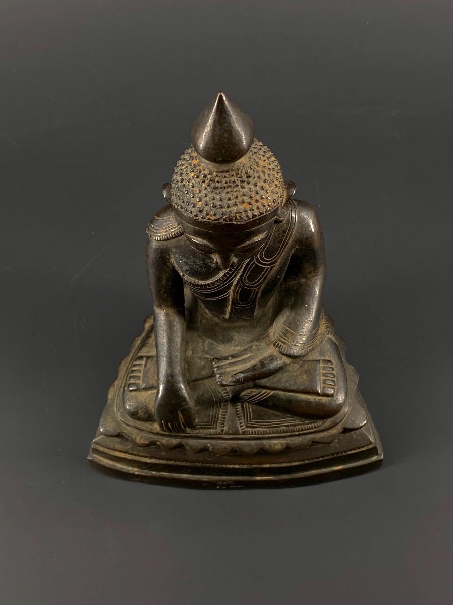Bronze Buddha, Burma, 19th Century-photo-7