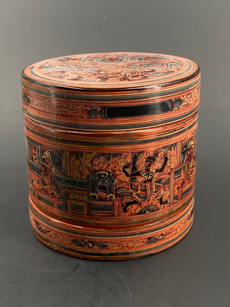 Lacquer Betel Box, Burma-photo-2