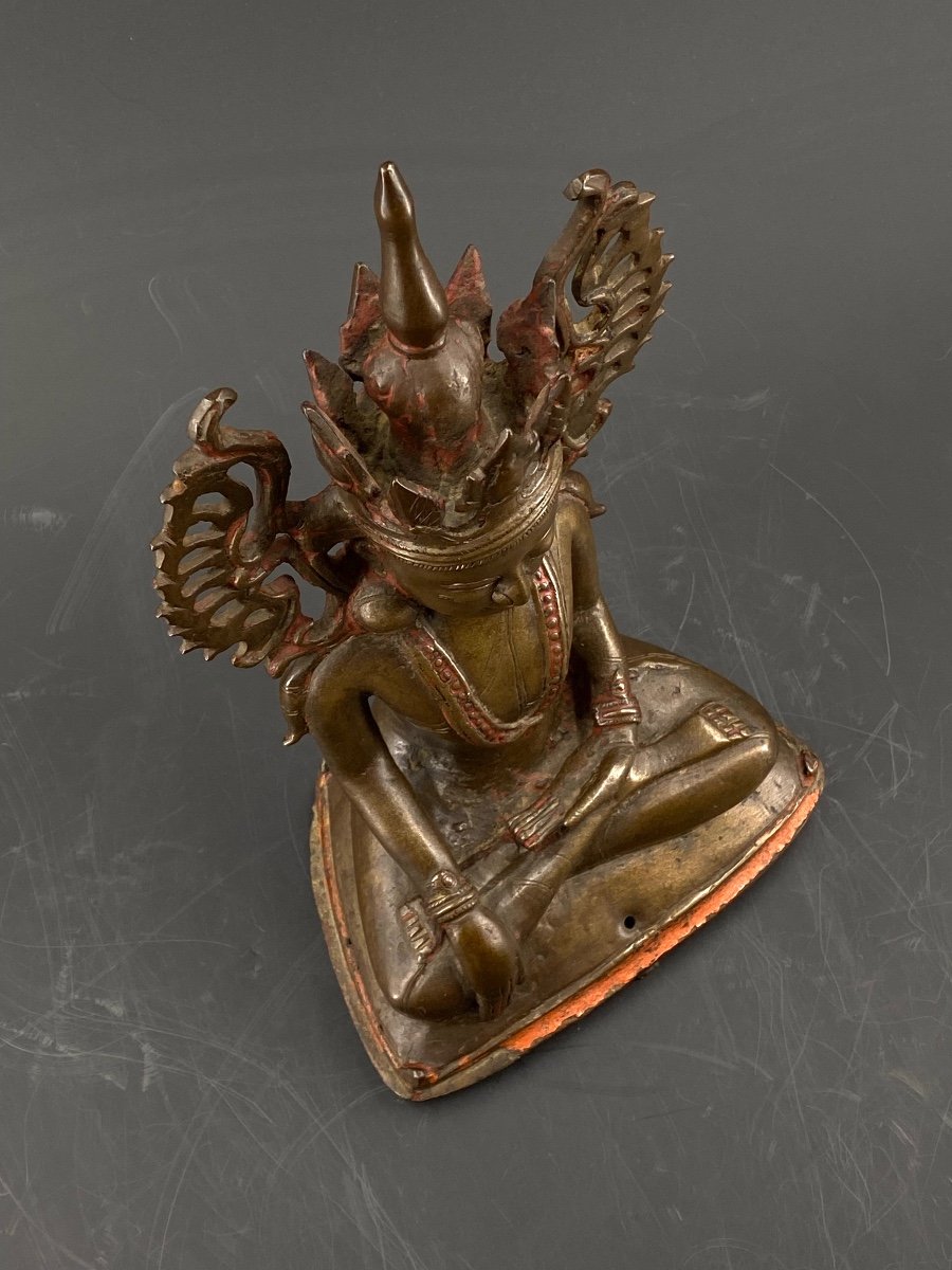Buddha, Bronze, Burma, 17th-photo-3