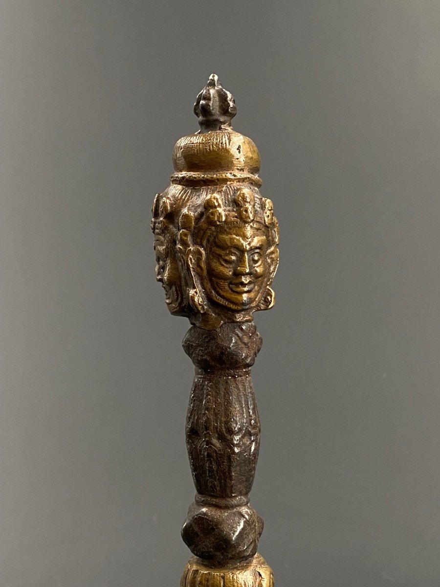 Phurba (ritual Dagger), Metal, Tibet-photo-4