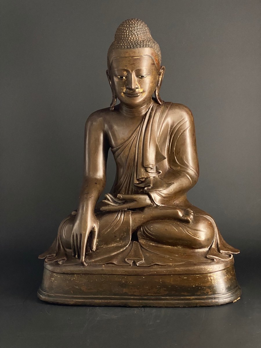 Large Bronze Buddha, Burma, 19th Century