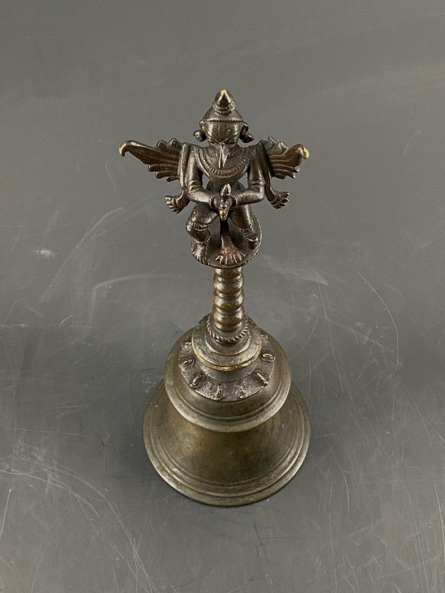 Bronze Bell, Nepal, 31cm-photo-4