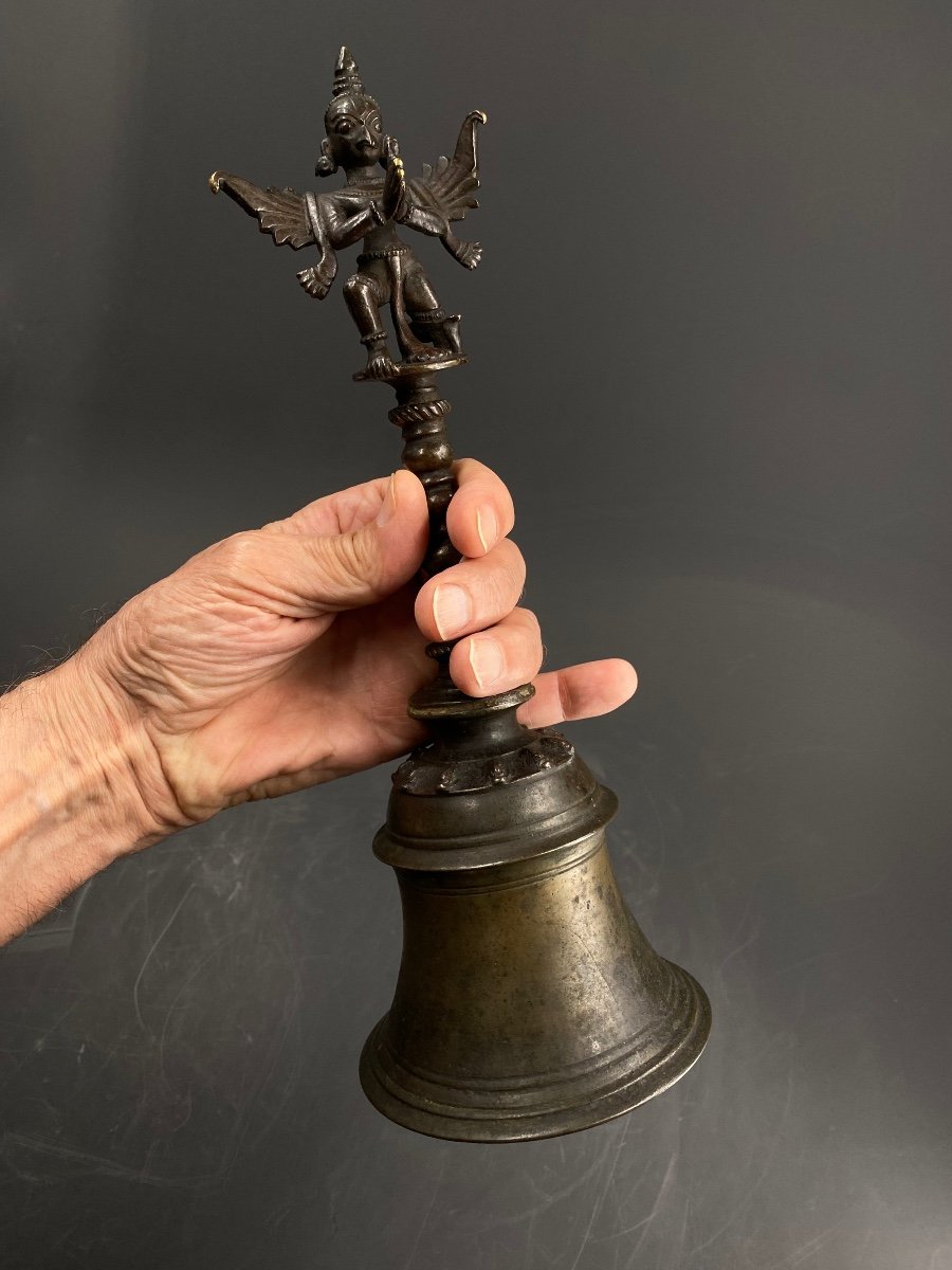 Bronze Bell, Nepal, 31cm-photo-3