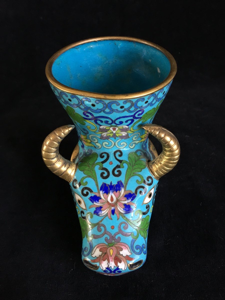 Cloisonné, Rython Vase, China -photo-1