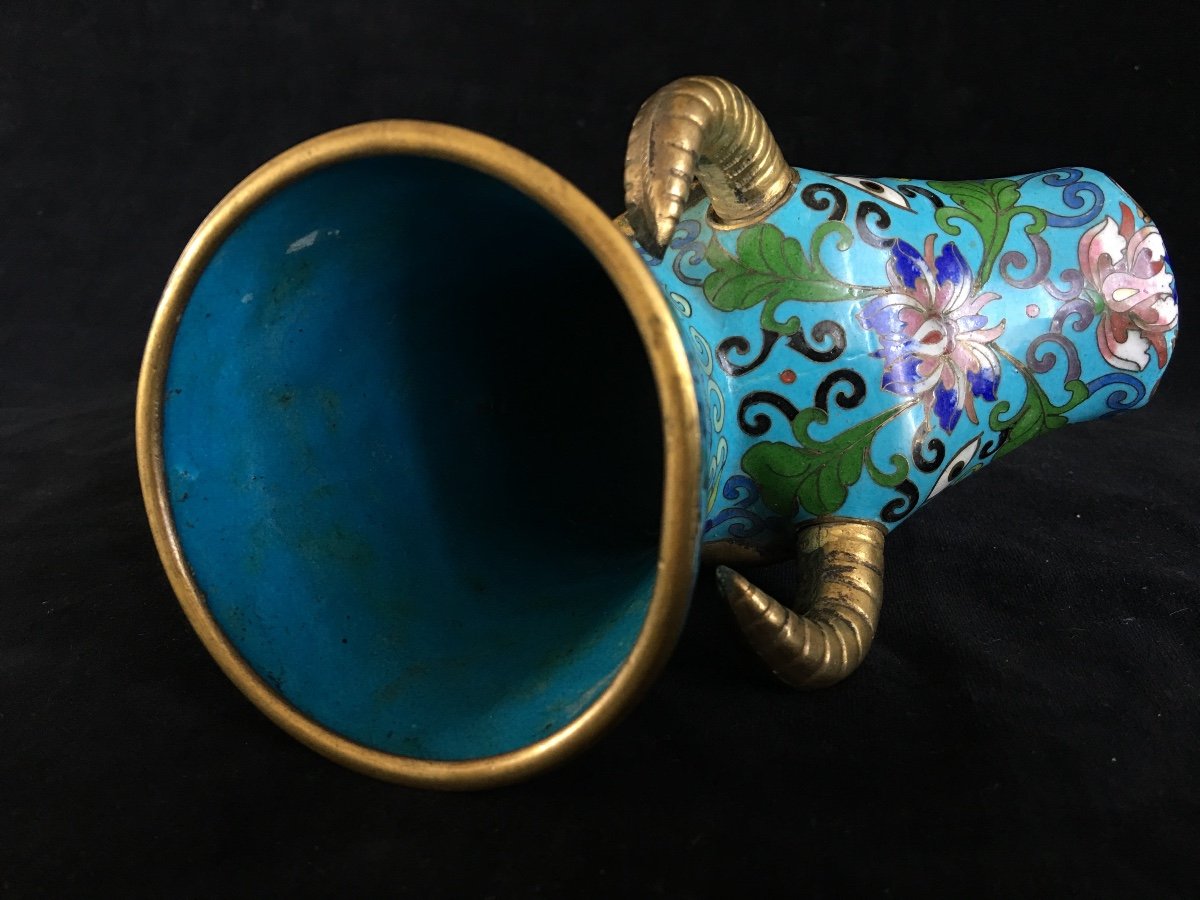 Cloisonné, Rython Vase, China -photo-2