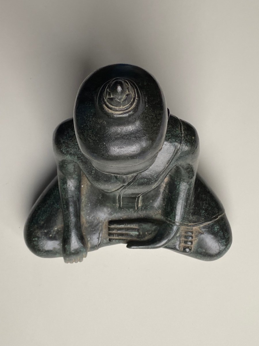 Bouddha, bronze, Birmanie, 24 cm-photo-1