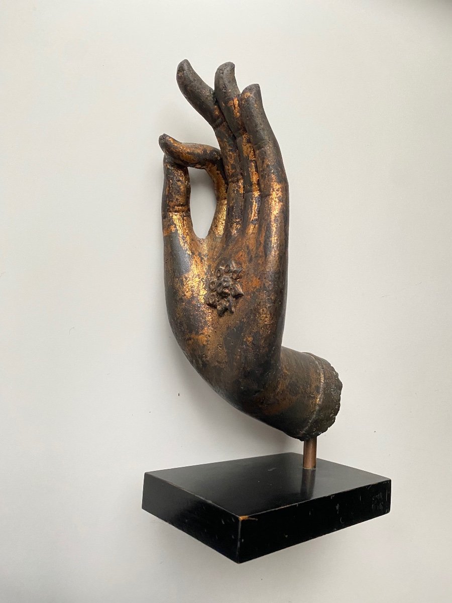 Buddha's Hand, Gilded Bronze, Thailand