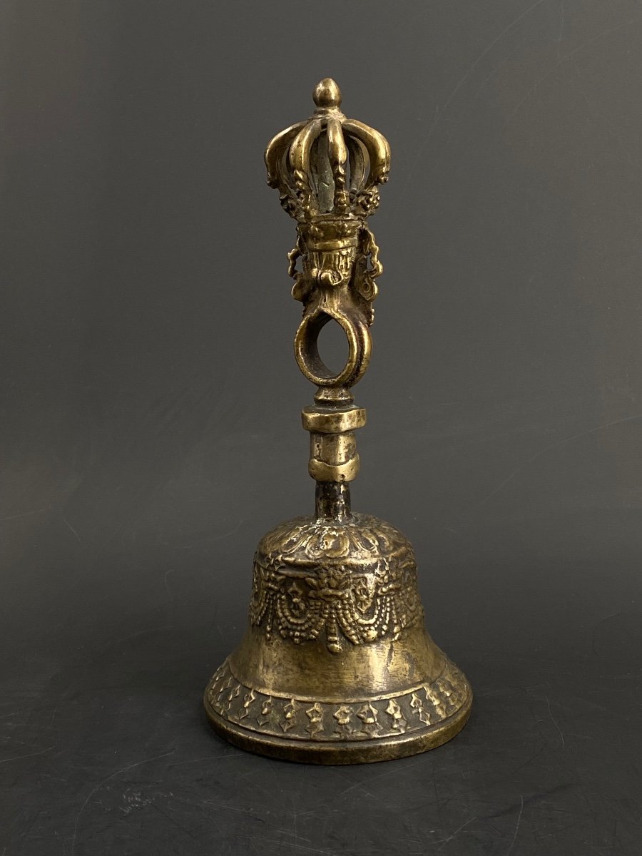 Tibetan Bell, 19th Century-photo-4