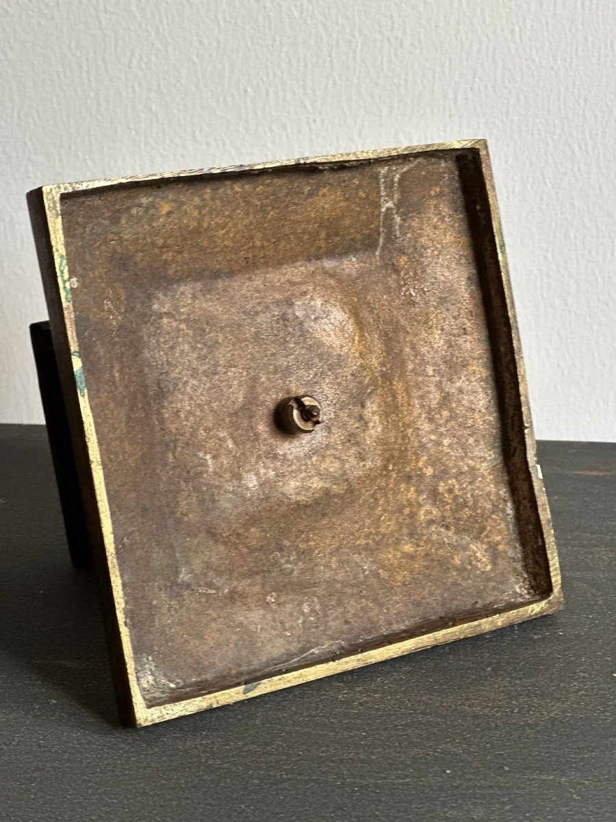 19th Century French Bronze Inkwell-photo-4