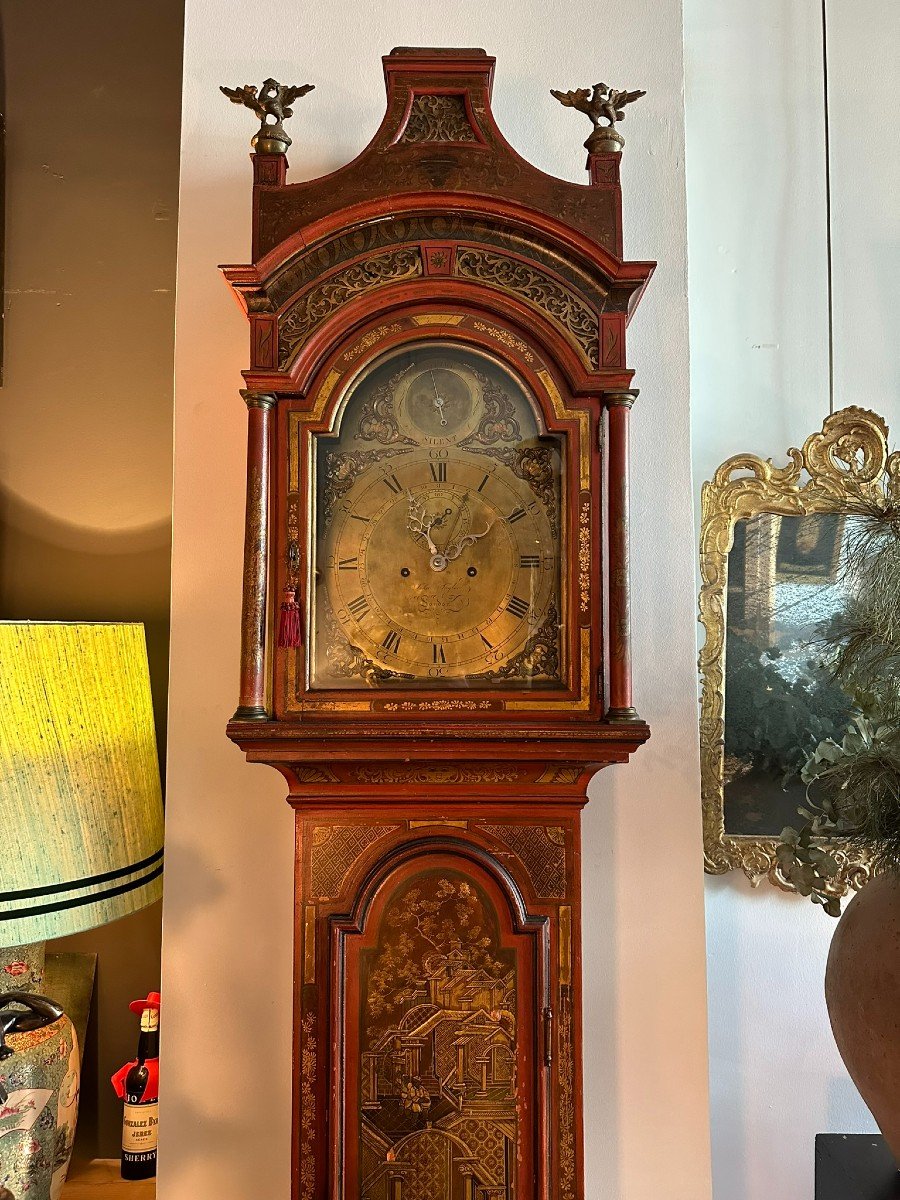 18th Century English Clock, Signed John Taylor-photo-5