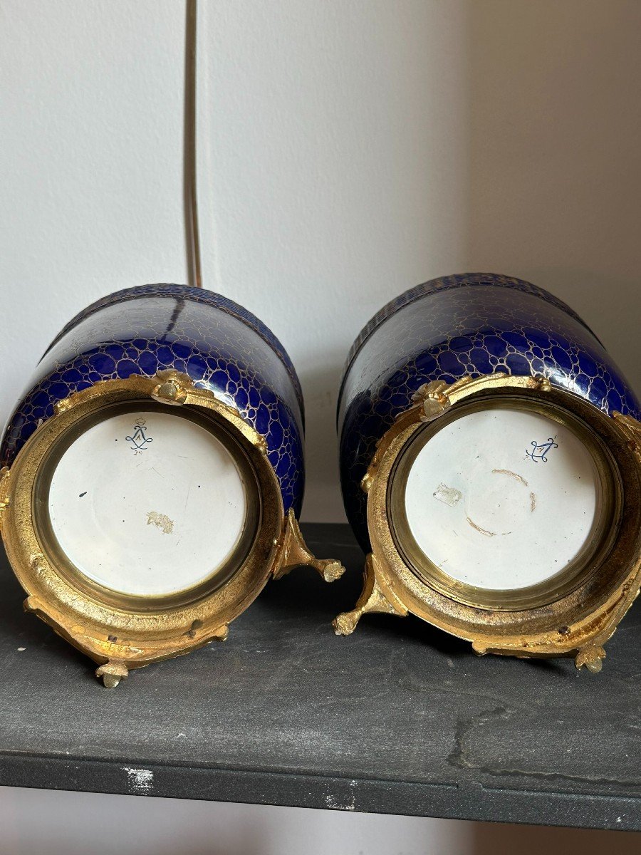 Pair Of Planters Bearing The Sèvres Mark.-photo-2