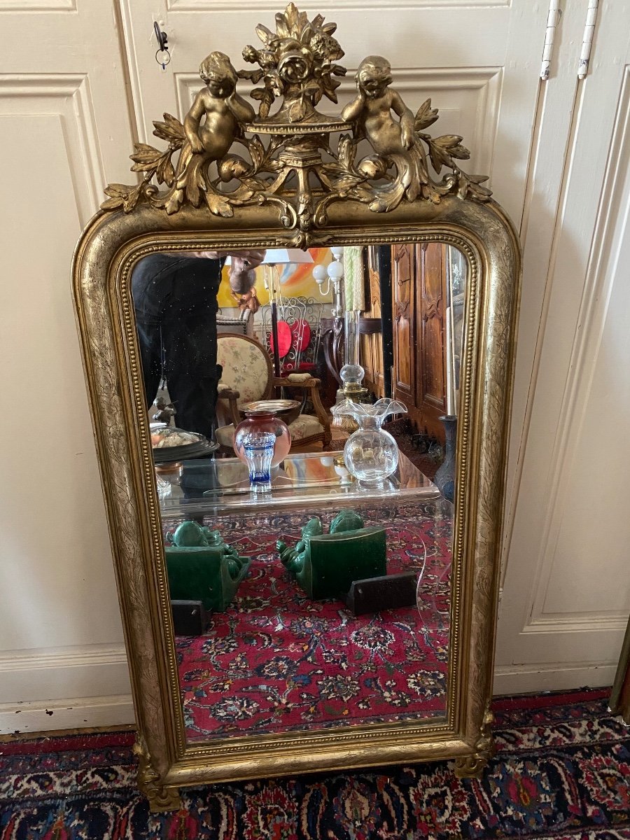 Miroir Aux Bébés XIXe 