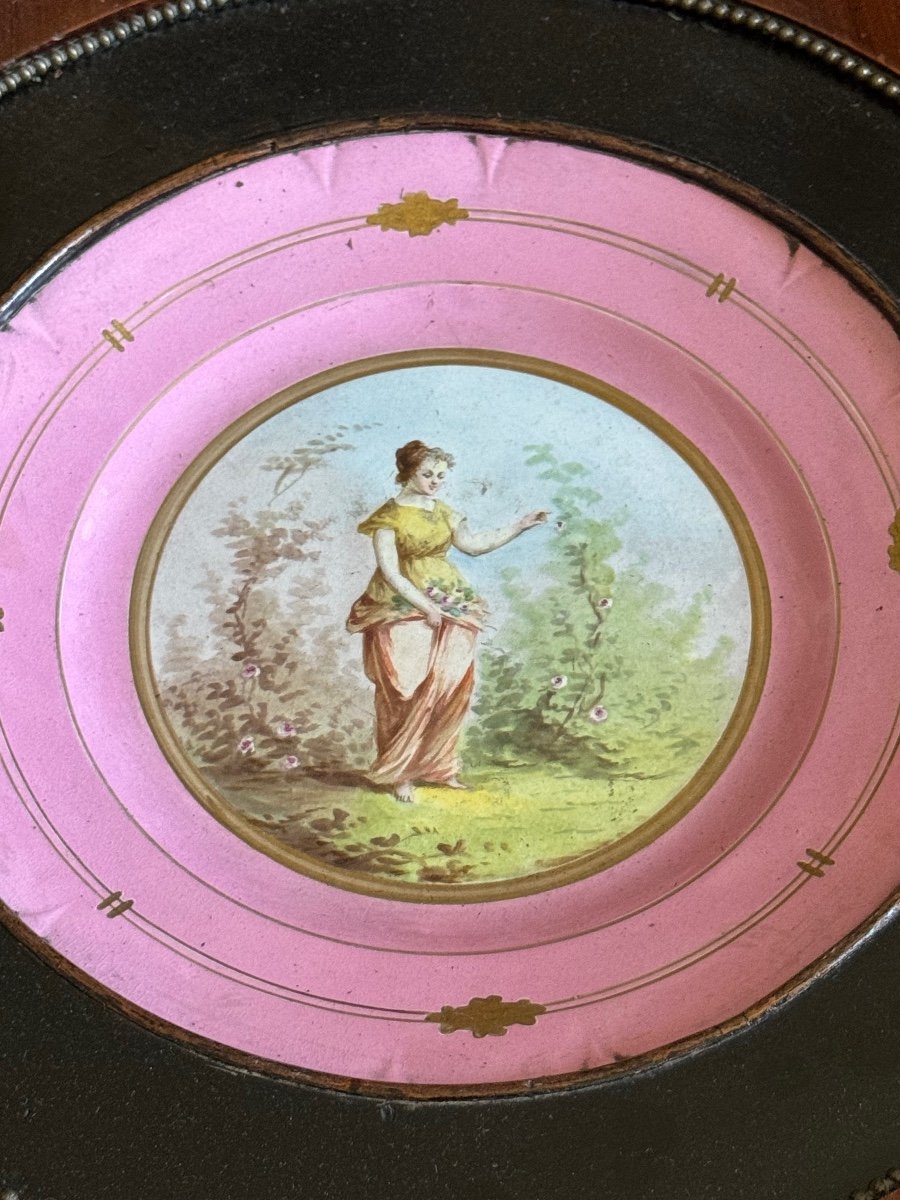 Napoleon 3 “plate” Pedestal Table-photo-3
