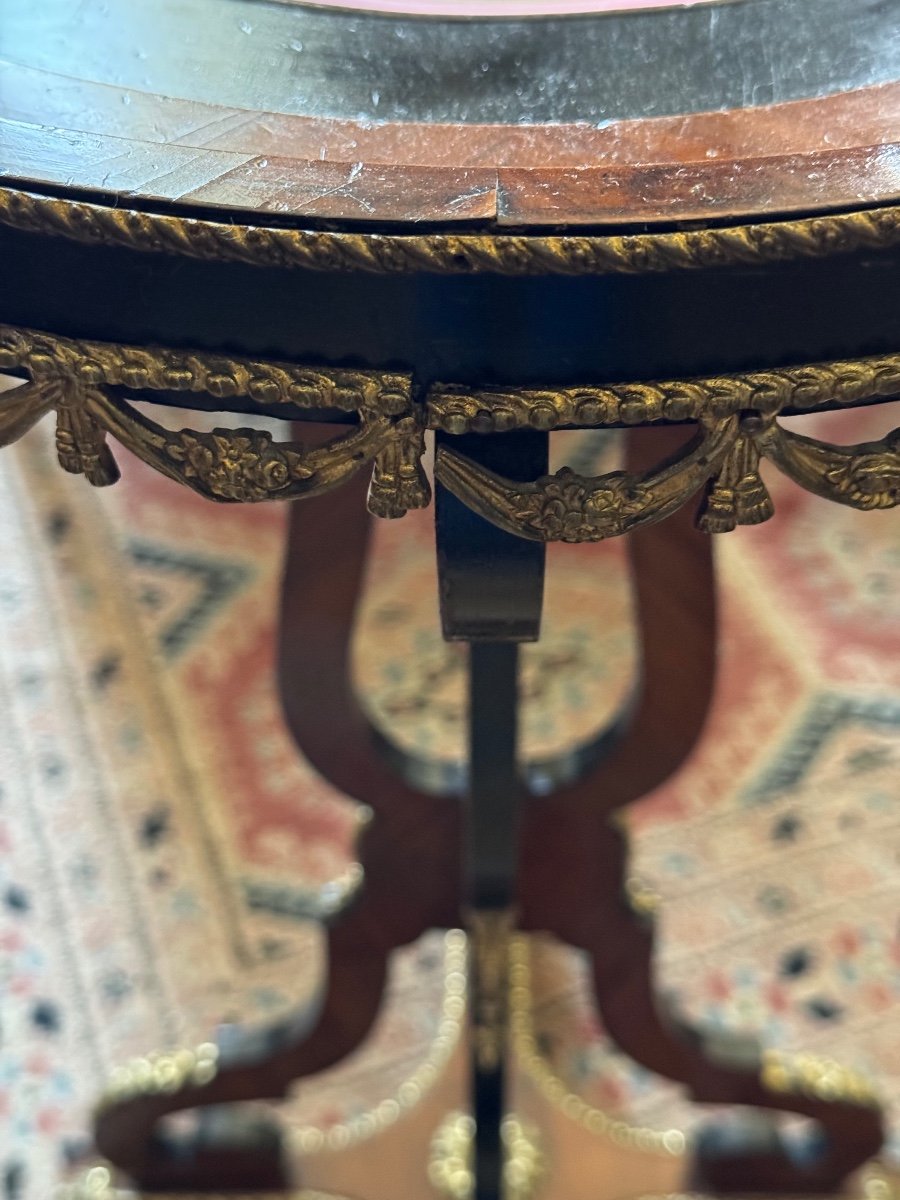 Napoleon 3 “plate” Pedestal Table-photo-1