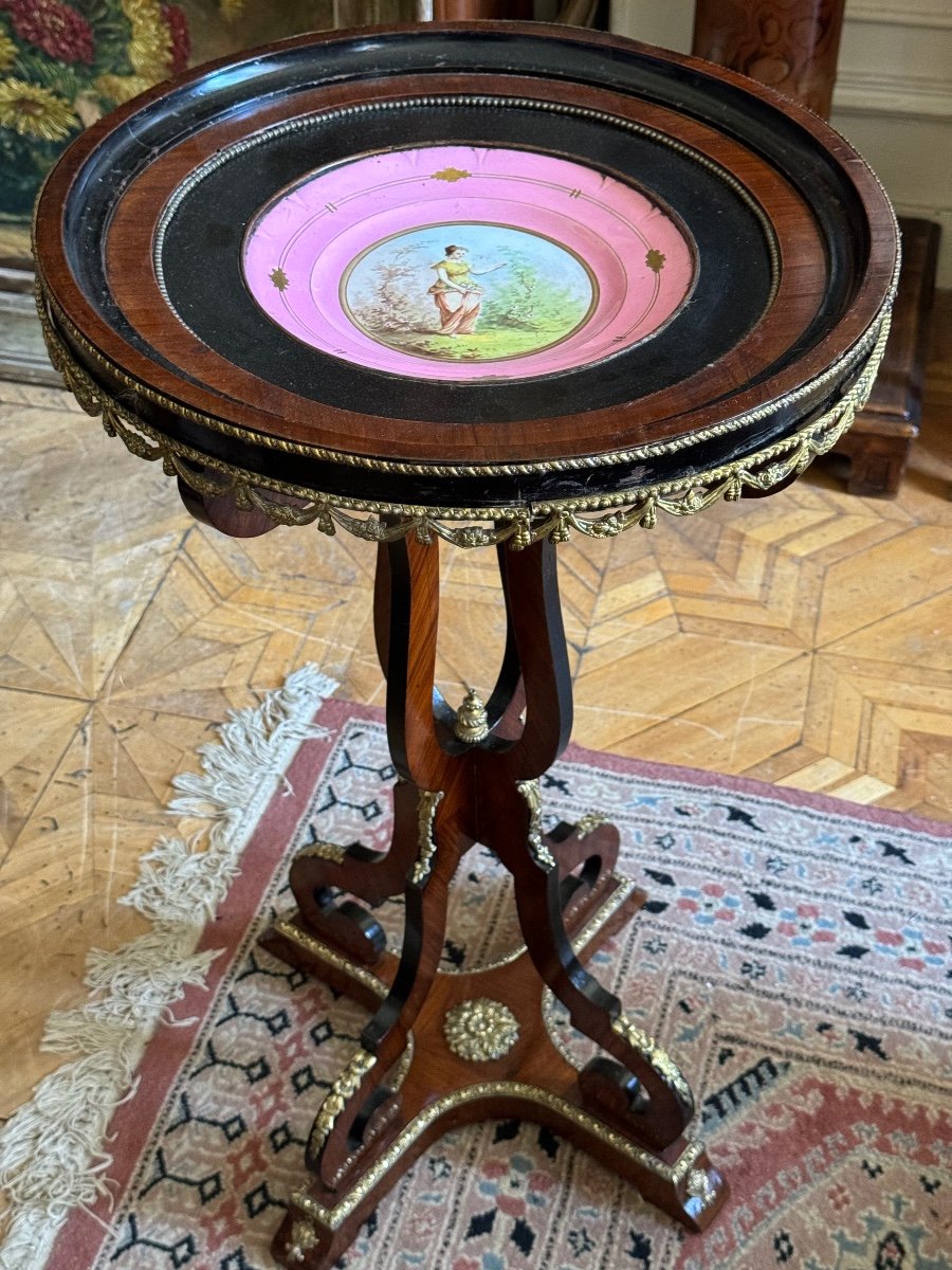 Napoleon 3 “plate” Pedestal Table