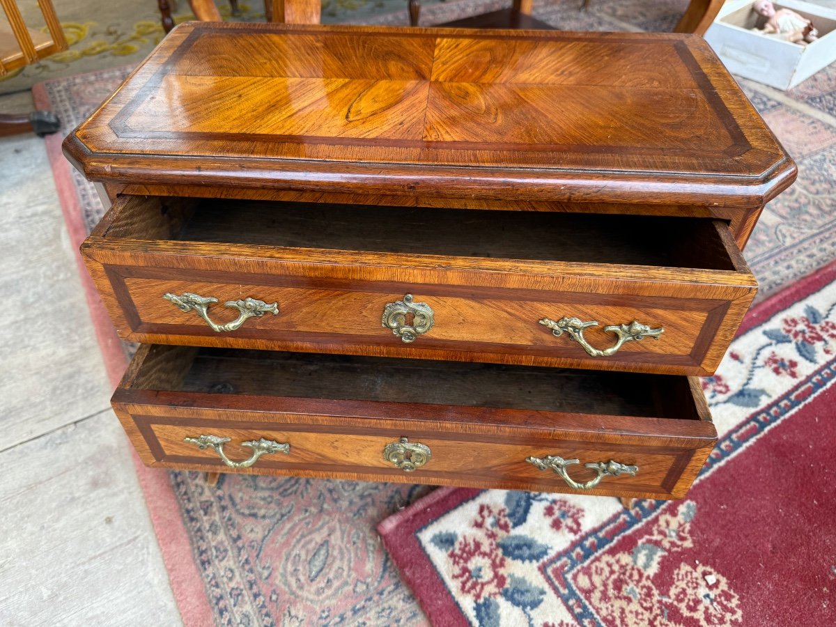 Marquetry Master's Chest Of Drawers -photo-2