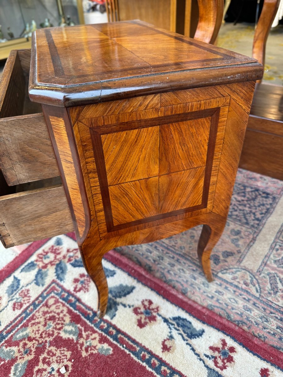 Marquetry Master's Chest Of Drawers -photo-3