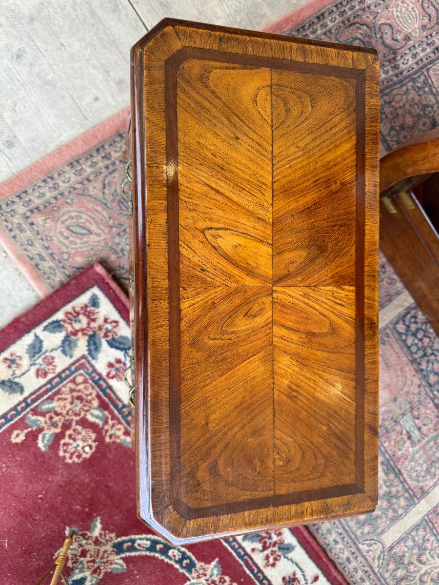 Marquetry Master's Chest Of Drawers -photo-1