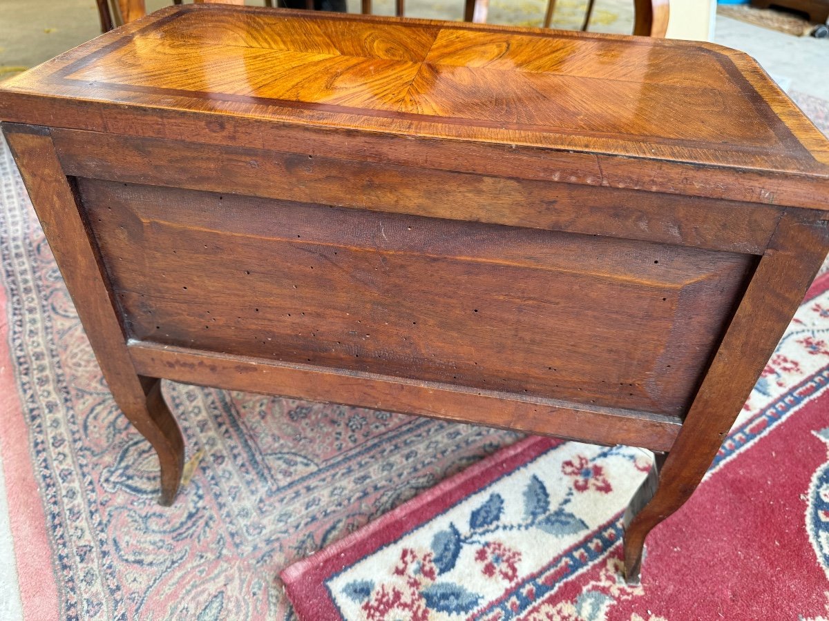 Marquetry Master's Chest Of Drawers -photo-2