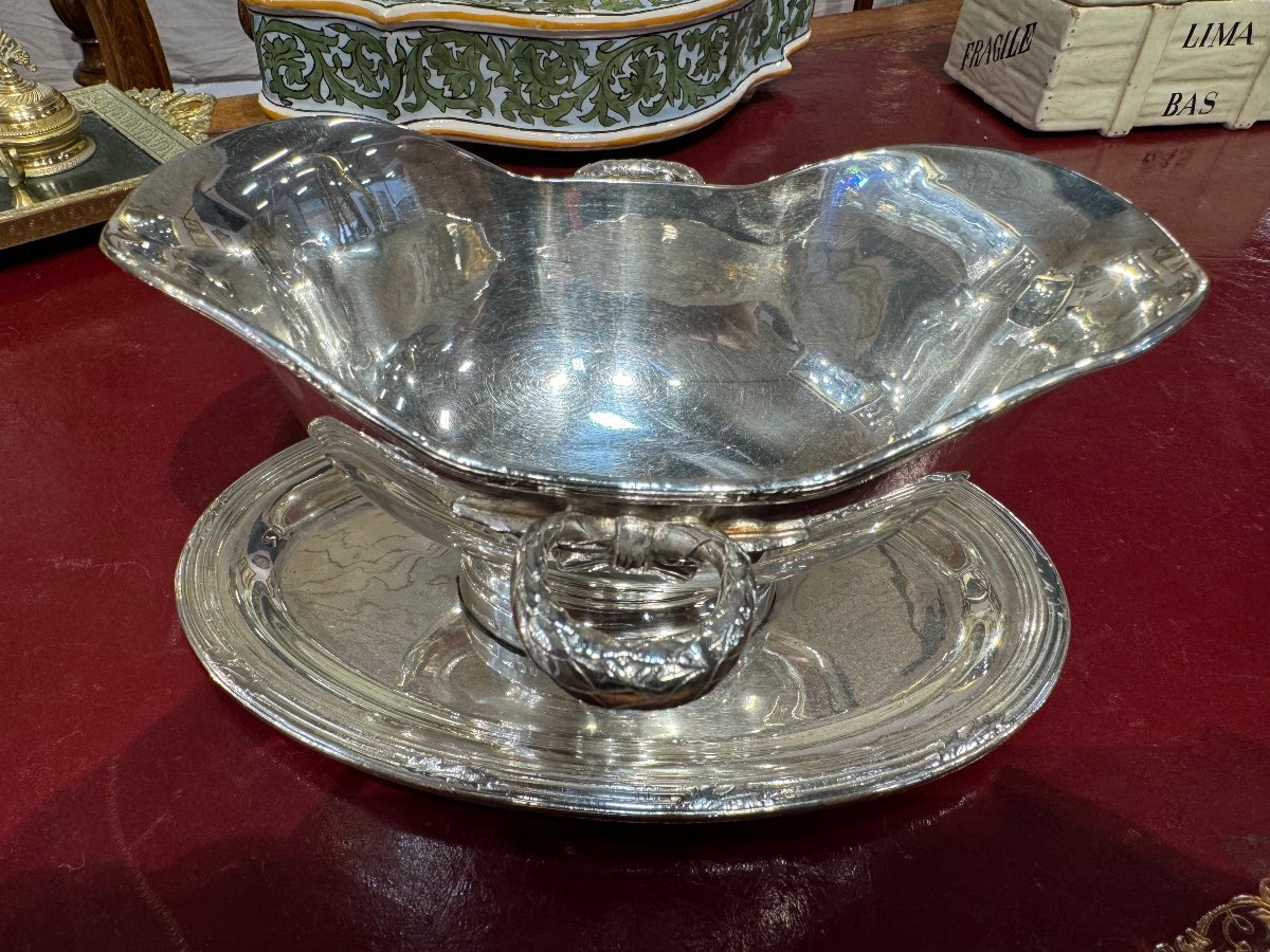 Christofle Silver Metal Sauce Boat -photo-2