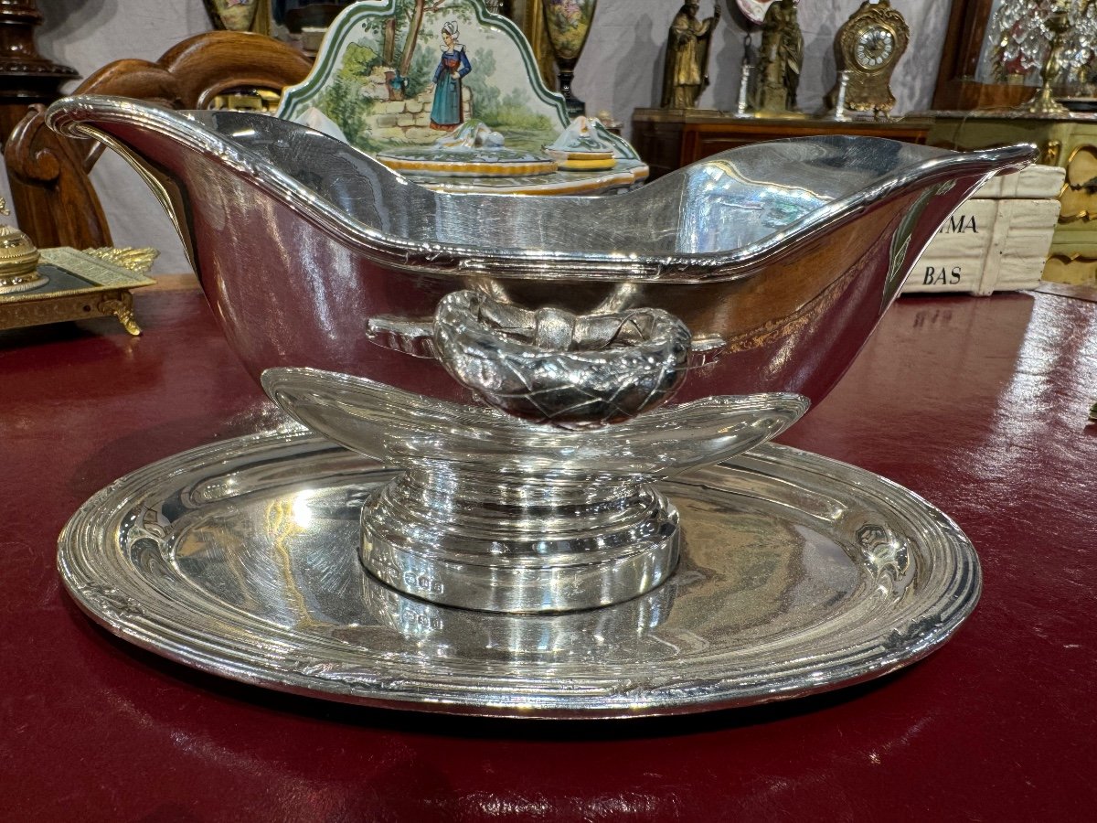 Christofle Silver Metal Sauce Boat 