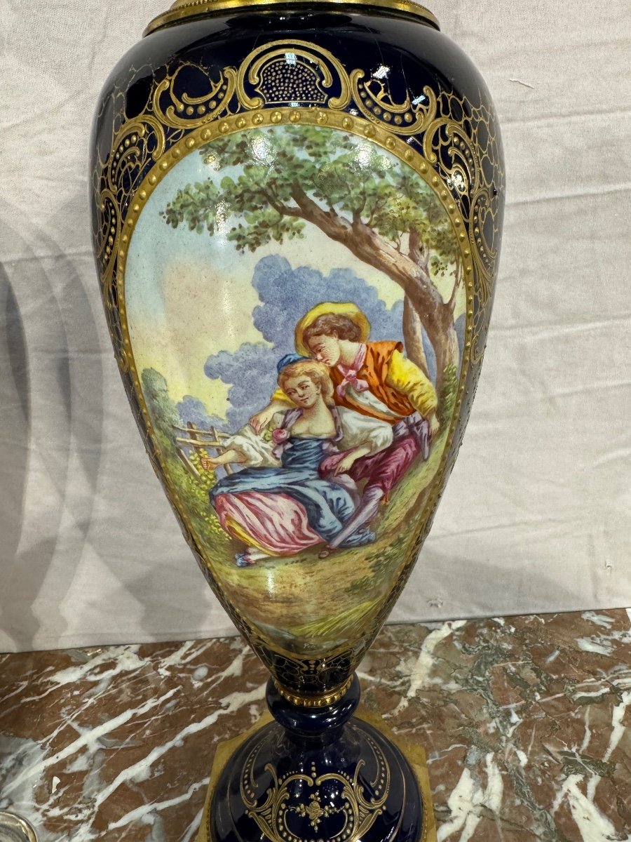 Pair Of Sevres Vases -photo-4