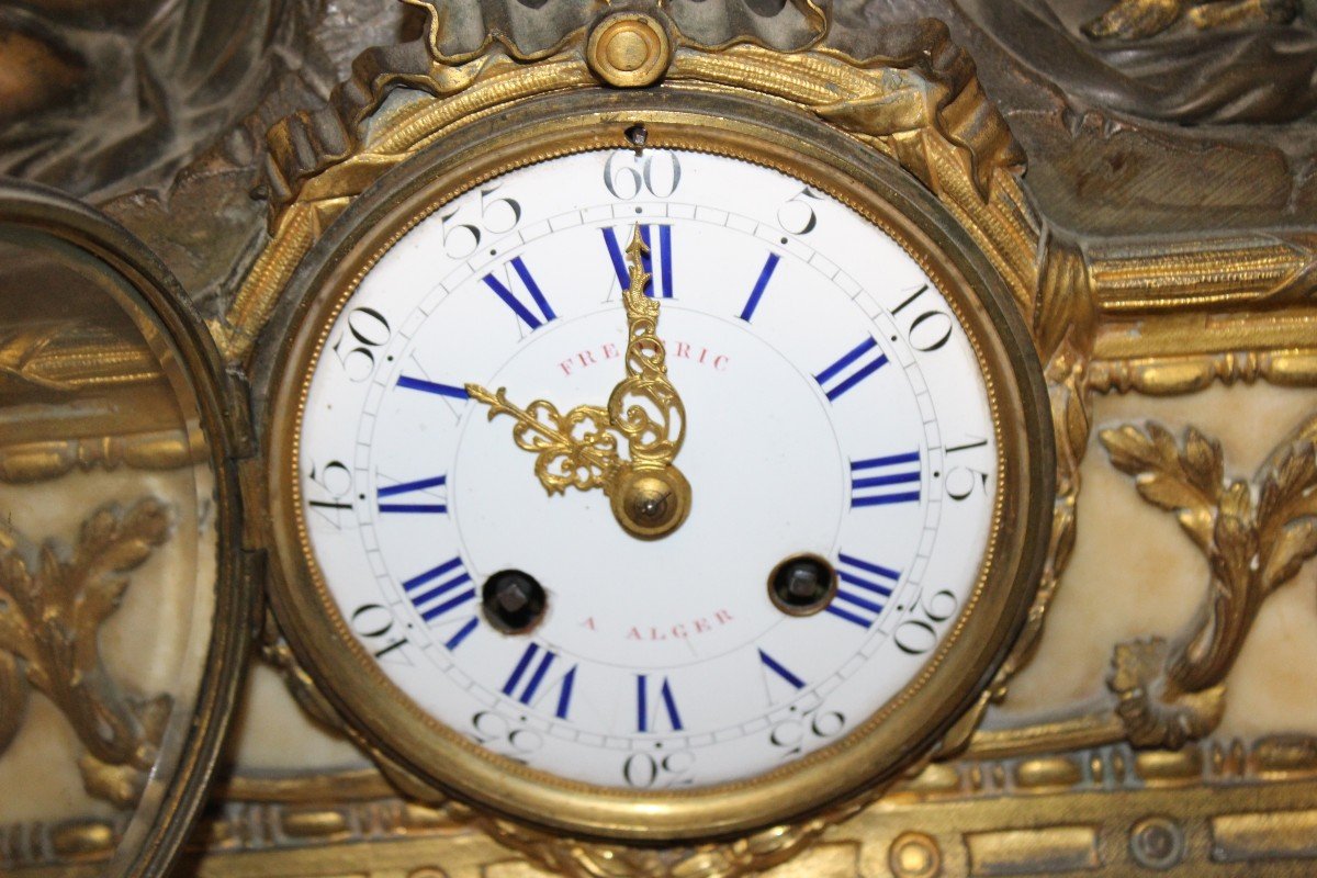 Clock From The Napoleon III Period, 19th Century-photo-3