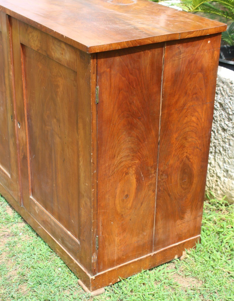 Rare Biedermeier Period Apothecary's Walnut Chest Of Drawers With 18 Drawers, Circa 1840.-photo-2