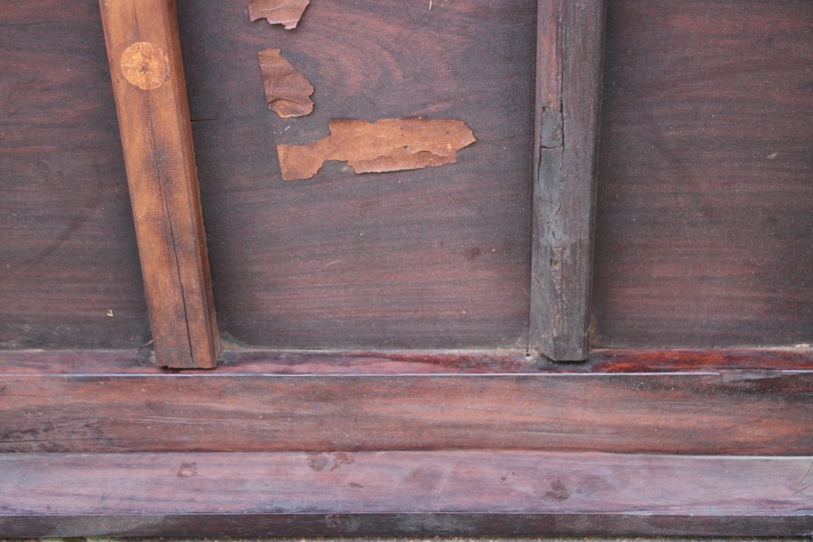 Pair Of Chinese Armchairs XIX Century Iron Wood (hongmu)-photo-6